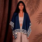 Poncho Peruano Tradicional de Lã