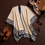 Poncho Peruano Tradicional de Lã