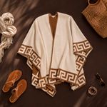Poncho Peruano Tradicional de Lã