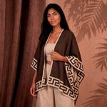 Poncho Peruano Tradicional de Lã