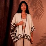 Poncho Peruano Tradicional de Lã