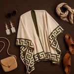 Poncho Peruano Tradicional de Lã