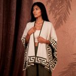 Poncho Peruano Tradicional de Lã