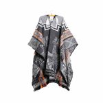 Poncho Peruano Tradicional de Lã