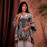 Poncho Peruano Tradicional de Lã