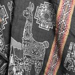 Poncho Peruano Tradicional de Lã