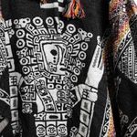 Poncho Peruano Tradicional de Lã