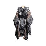 Poncho Peruano Tradicional de Lã