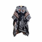 Poncho Peruano Tradicional de Lã