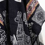 Poncho Peruano Tradicional de Lã