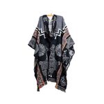 Poncho Peruano Tradicional de Lã