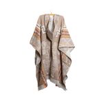 Poncho Peruano Tradicional de Lã