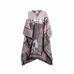 Poncho Peruano Tradicional de Lã
