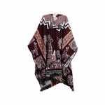 Poncho Peruano Tradicional de Lã