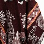 Poncho Peruano Tradicional de Lã