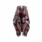 Poncho Peruano Tradicional de Lã