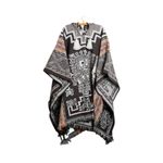 Poncho Peruano Tradicional de Lã