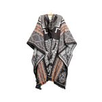 Poncho Peruano Tradicional de Lã