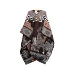 Poncho Peruano Tradicional de Lã