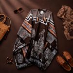 Poncho Peruano Tradicional de Lã
