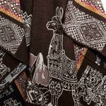 Poncho Peruano Tradicional de Lã