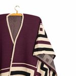 Poncho Peruano Tradicional de Lã com Tassel
