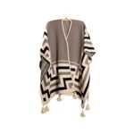 Poncho Peruano Tradicional de Lã