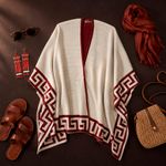 Poncho Peruano Tradicional de Lã