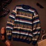 Blusa Tradicional Peruana em Lã