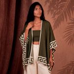Poncho Peruano Tradicional de Lã