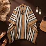 Poncho Peruano Tradicional de Lã