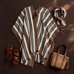 Poncho Peruano Tradicional de Lã