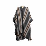 Poncho Peruano Tradicional de Lã