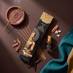 Kit Óleo Perfumado Indiano e Incenso Bhuda | Goloka