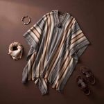 Poncho Peruano Tradicional de Lã com Capuz