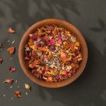 Kit 4 Flores | Rosa Rubra, Rosa Branca, Jasmim e Lavanda 100g