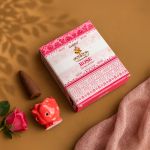 Kit Incensário Indiano Cascata Vermelho e Incenso Rosa