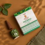 Kit Incensário Indiano Cascata Verde e Incenso Patchouli