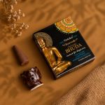 Kit Incensário Indiano Cascata Marrom e Incenso Budha