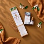 Kit Óleo Perfumado Indiano e Incenso Flor de Laranjeira | Goloka