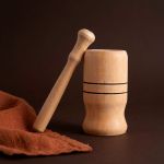 Pilão de Madeira com Socador