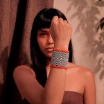 Pulseira de Miçangas Arte Indígena Etnia Kamayurá do Xingu