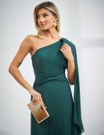 Vestido Longo Verde Esmeralda Cintia