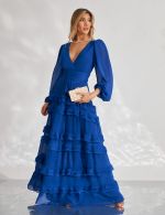 Vestido Longo Azul Royal Larissa