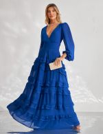 Vestido Longo Azul Royal Larissa