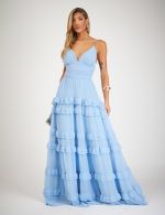 Vestido Longo Azul Serenity Jully