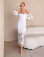 Vestido Midi Branco Kendal