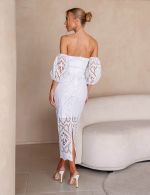 Vestido Midi Branco Kendal
