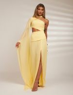Vestido Longo Amarelo Virginia