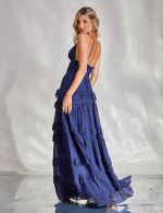 Vestido Longo Marinho Jully